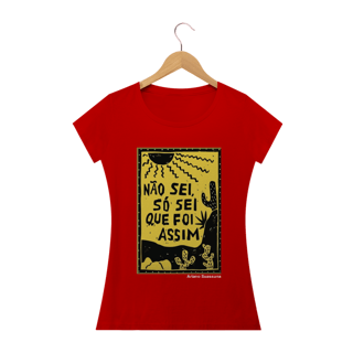 Nome do produto T-shirt Baby Look Ariano Suassuna