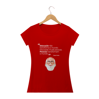 Nome do produto T-shirt Baby Look Paulo Freire