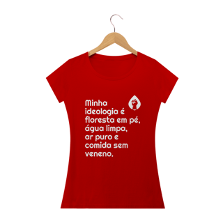 Nome do produto T-shirt Baby Look Ideologia