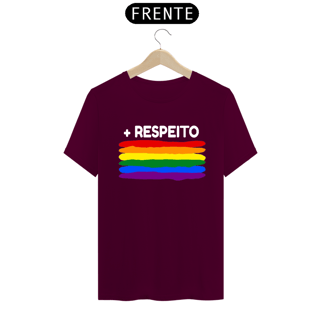 Nome do produto T-shirt Tradicional +Respeito