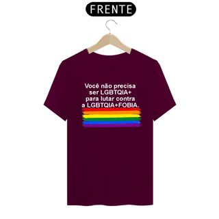 Nome do produto T-shirt Tradicional LGBTQIA+FOBIA