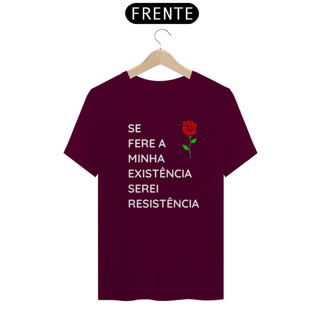 Nome do produto T-shirt Tradicional Serei Resistência