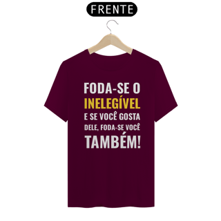 Nome do produto T-shirt Tradicional Foda-se - Inelegível