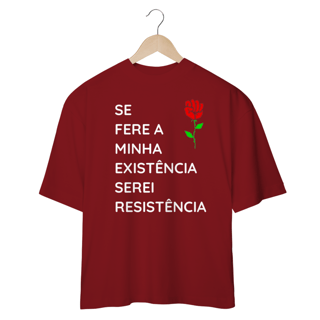 Nome do produto Camisa Oversized Serei Resistência