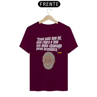 Nome do produto T-shirt Tradicional LULA: Brasil Soberano