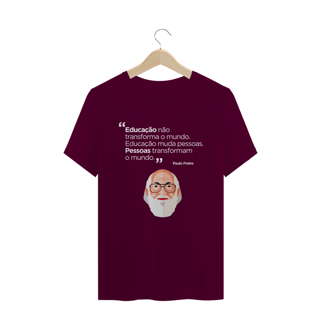 Nome do produto T-shirt Tradicional Paulo Freire