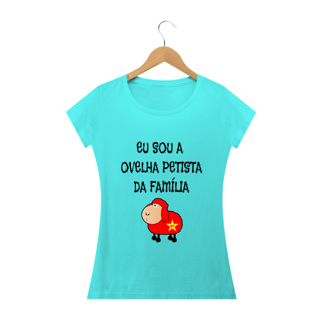Nome do produto T-shirt Baby Look Ovelha Petista