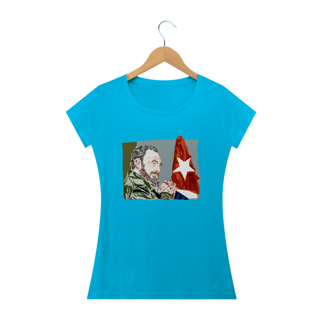 Nome do produto T-shirt Baby Look Fidel Castro