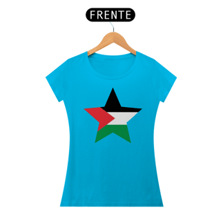 Nome do produto T-shirt Baby Look Estrela Palestina