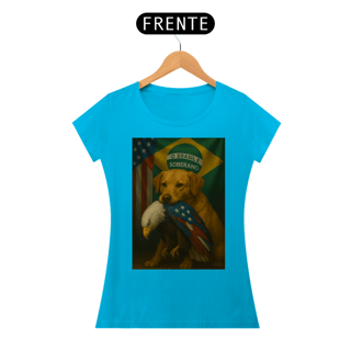 Nome do produto T-shirt Baby Look CACHORRO CARAMELO