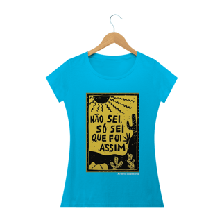 Nome do produto T-shirt Baby Look Ariano Suassuna