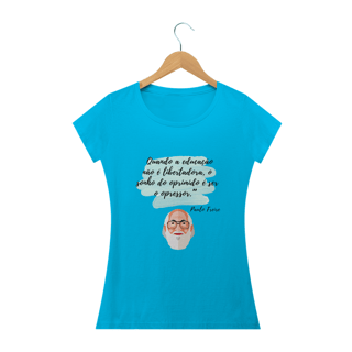 Nome do produto T-shirt Baby Look Paulo Freire