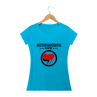 Nome do produto T-shirt Baby Look Antifacista