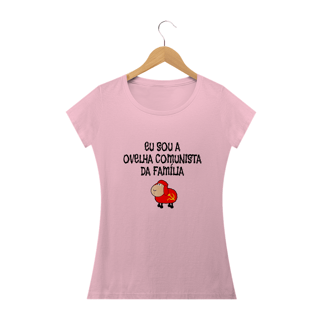 Nome do produto T-shirt Baby Look Ovelha Comunista