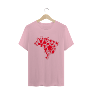 Nome do produto T-shirt Tradicional Brasil: Estrelas da Democracia