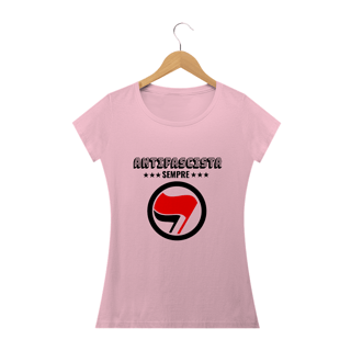 Nome do produto T-shirt Baby Look Antifacista