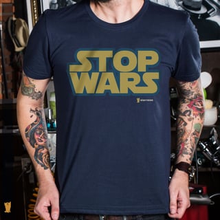 Nome do produto CAMISETA SIAMESE STOP WARS