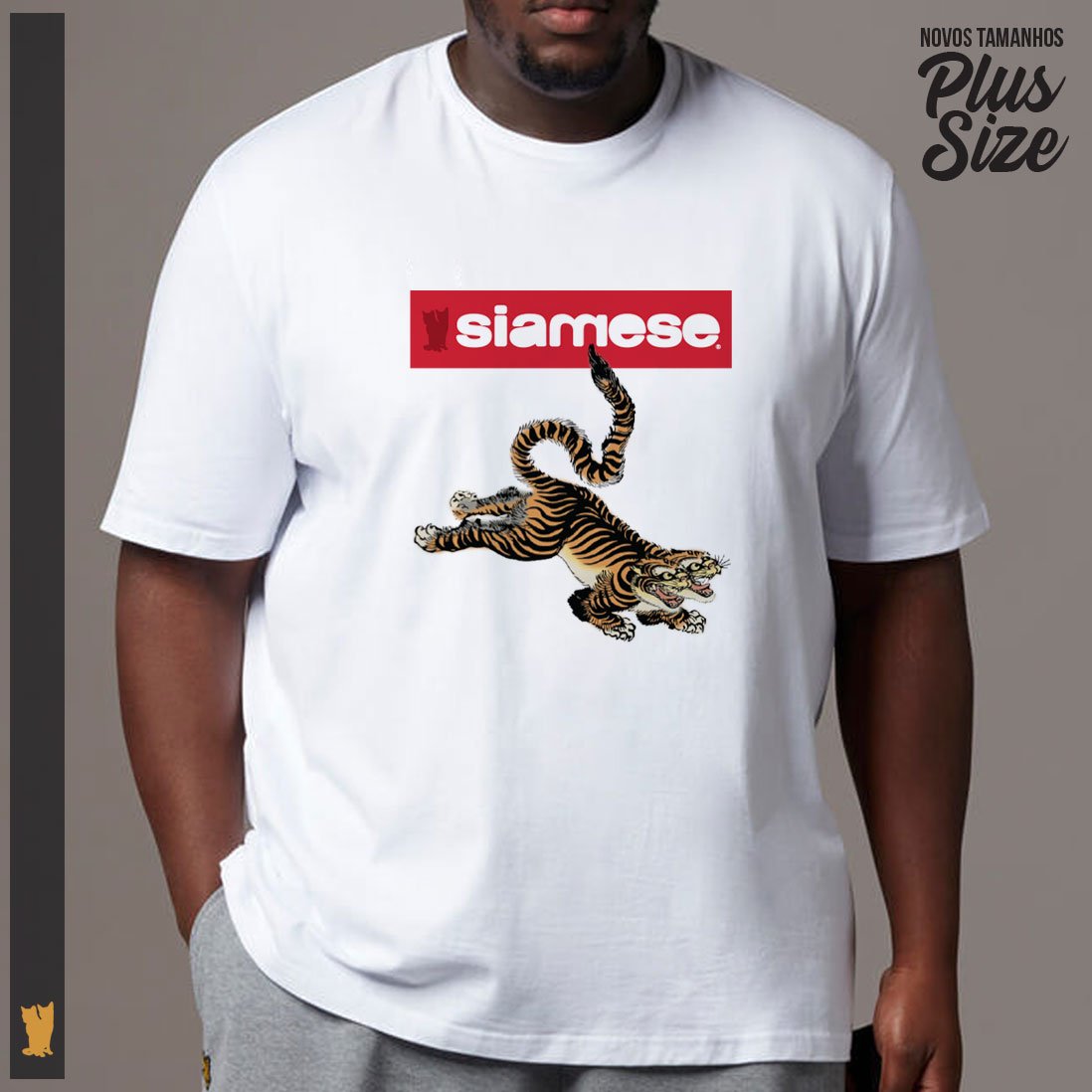 Nome do produto: SIAMESE PLUS SIZE TIGRE 2021
