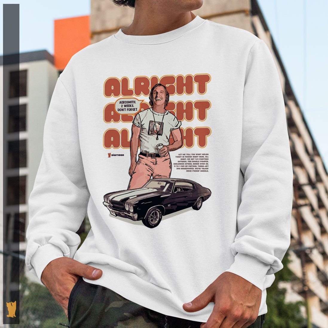 Nome do produto: MOLETOM ALRIGHT DAZED AND CONFUSED