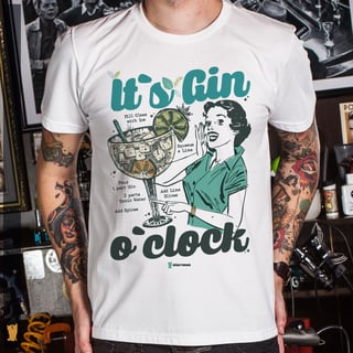 Nome do produto CAMISETA SIAMESE IT`S GIN O`CLOCK