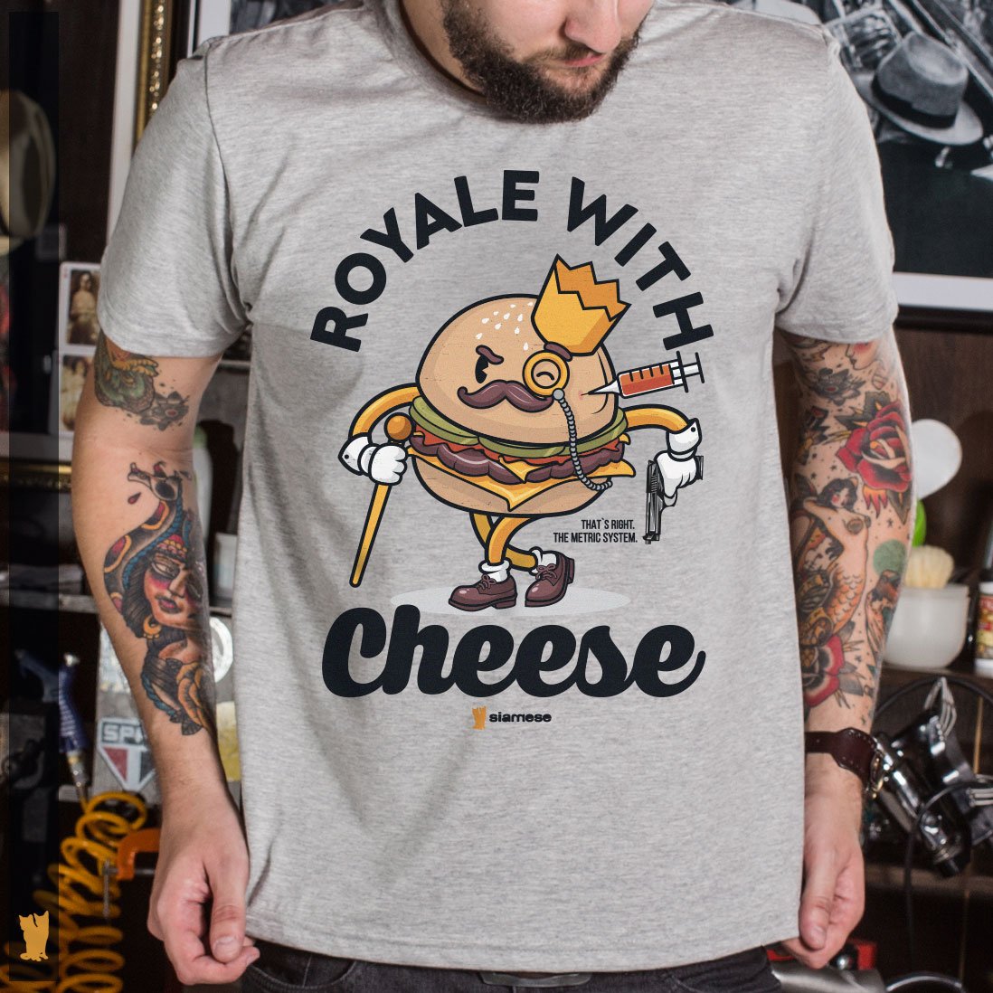 Nome do produto: SIAMESE PULP FICTION ROYALE WITH CHEESE