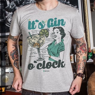 CAMISETA SIAMESE IT`S GIN O`CLOCK