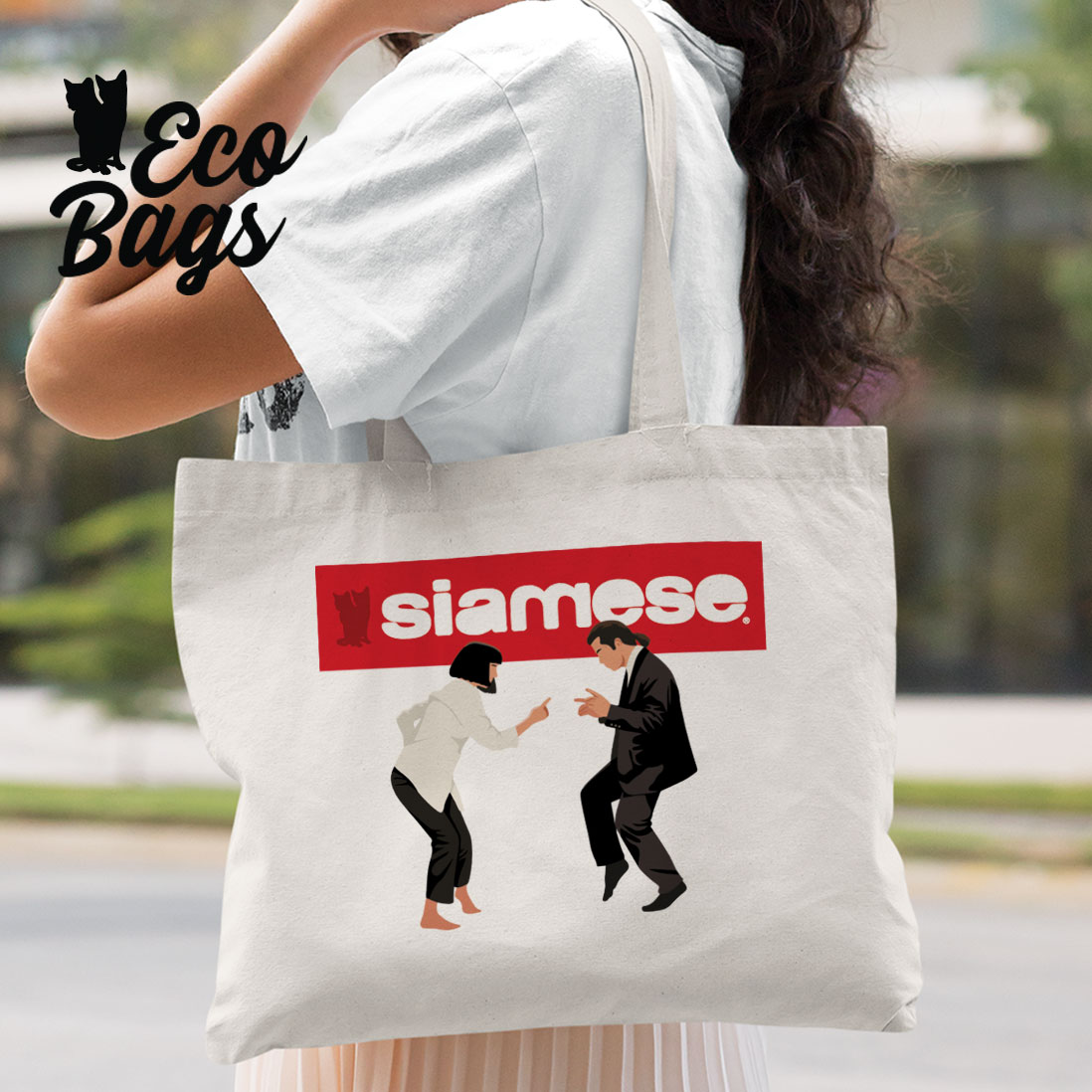 EcoBag Siamese Pulp Fiction