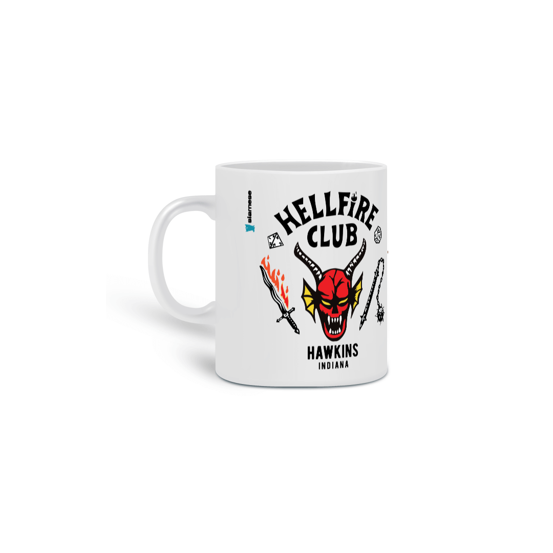 Caneca Stranger Things Hellfire Club