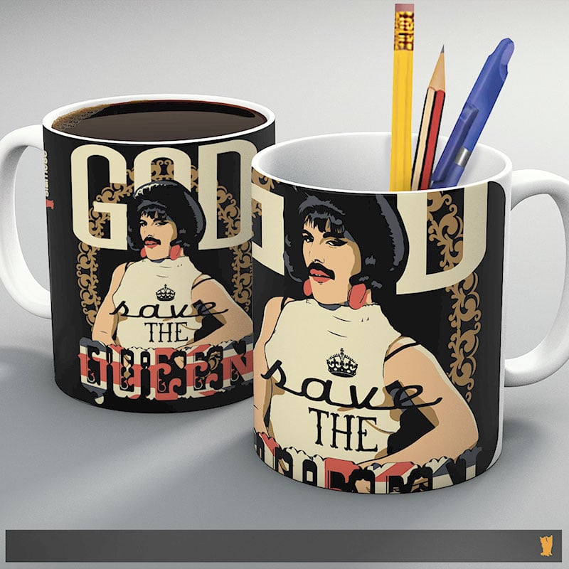Nome do produto: CANECA SIAMESE GOD SAVE THE QUEEN