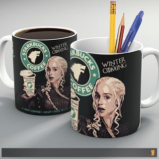 CANECA SIAMESE GAME OF THRONES STARKBUCKS