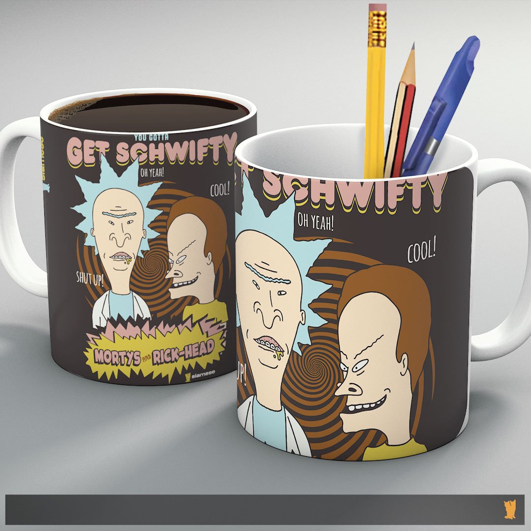 CANECA SIAMESE MORTYS AND RICKHEAD