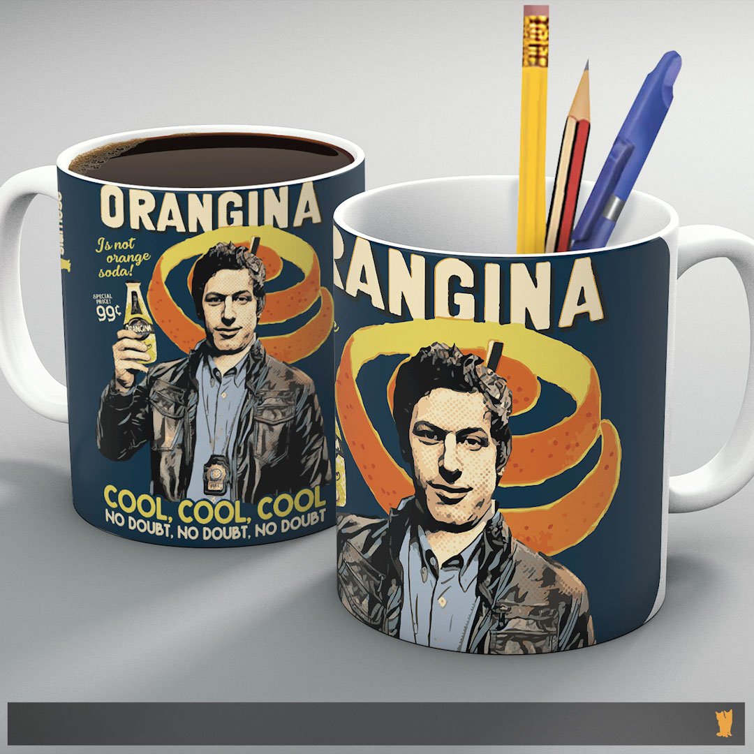 CANECA SIAMESE JAKE PERALTA ORANGINA