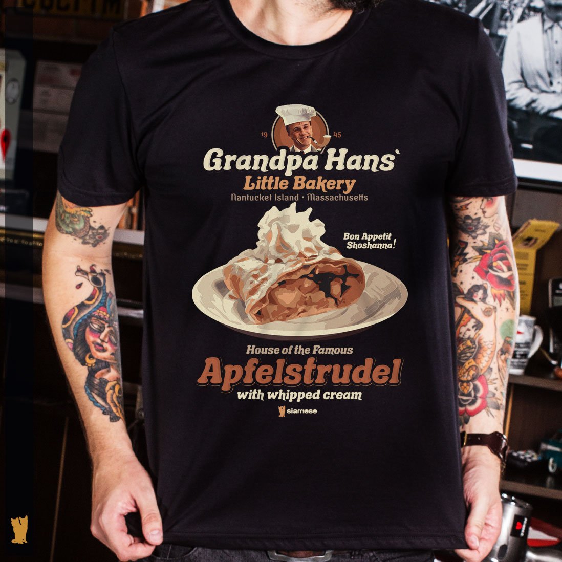 Nome do produto: SIAMESE BASTARDOS INGLÓRIOS GRANDPA HANS APFELSTRUDEL