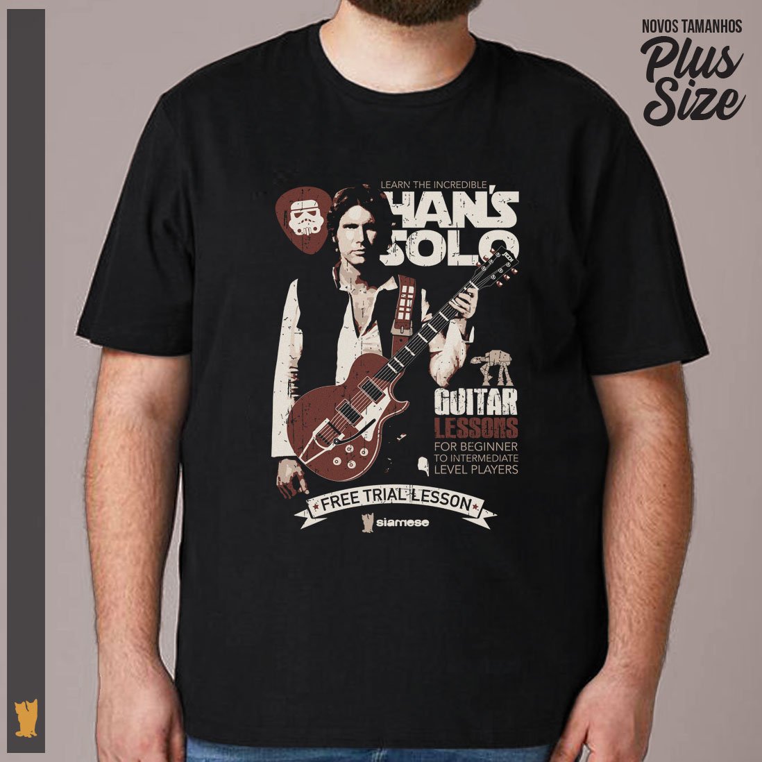Nome do produto: SIAMESE PLUS SIZE HAN SOLO GUITAR LESSONS