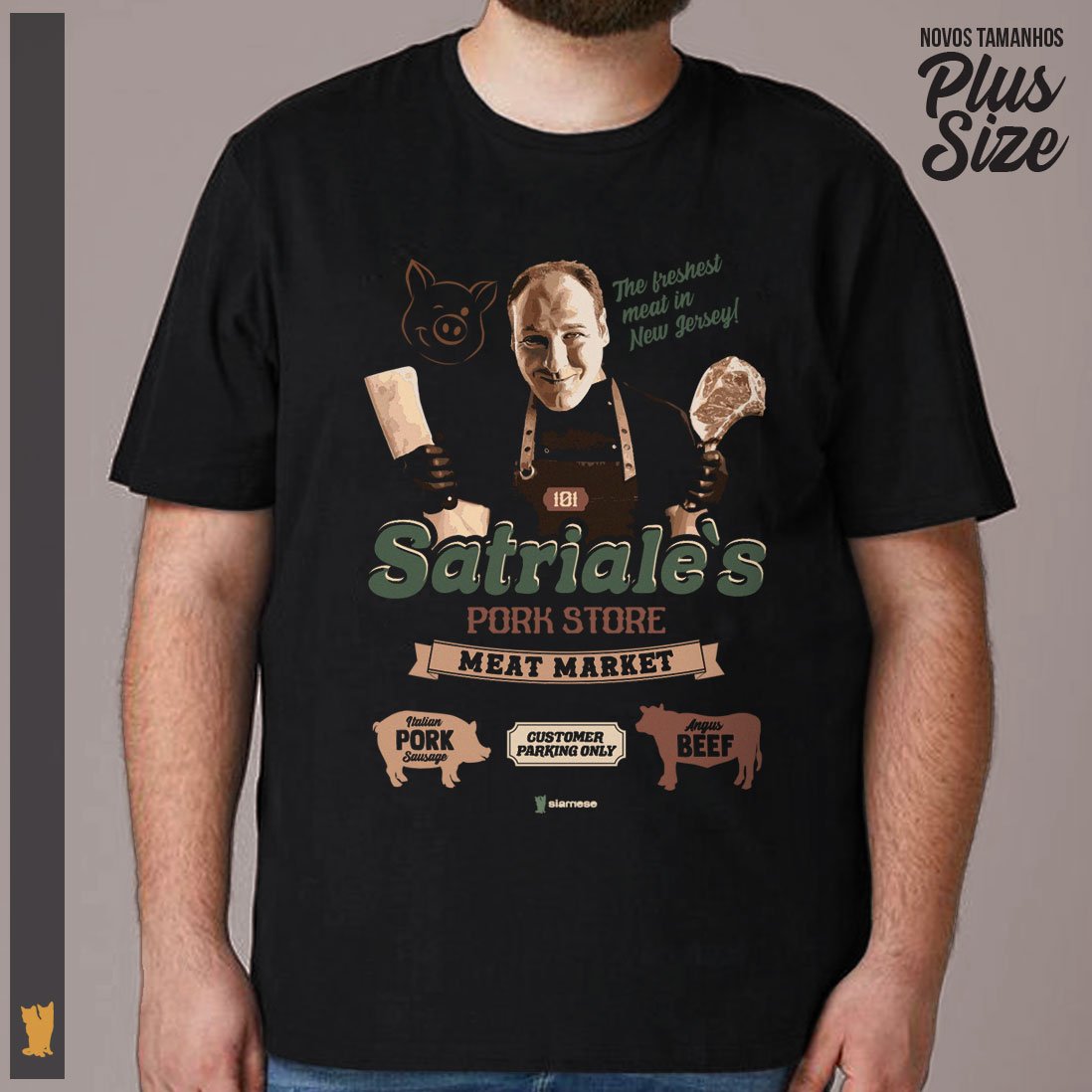 Nome do produto: SIAMESE PLUS SIZE SOPRANOS SATRIALE`S PORK STORE
