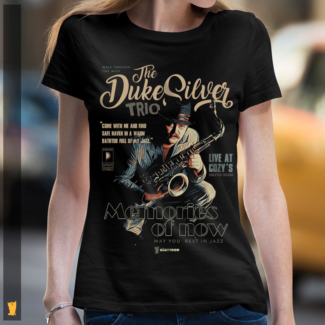 Nome do produto: SIAMESE FEMININA RON SWANSON DUKE SILVER TRIO