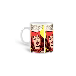 Caneca Pagina de HQ Feiticeira Escarlate 