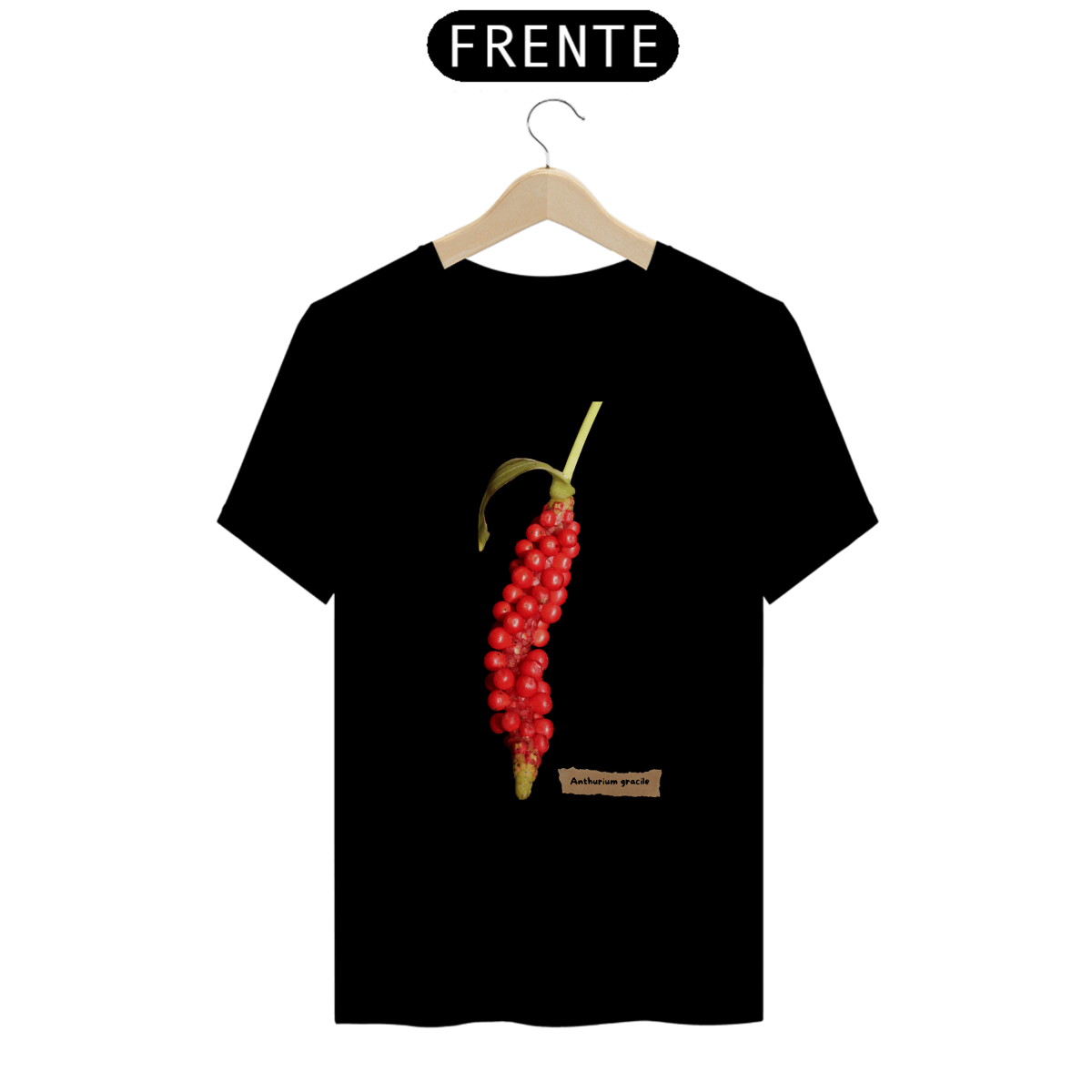 Nome do produto: Camisa Flores da Amazônia - Anthurium gracile