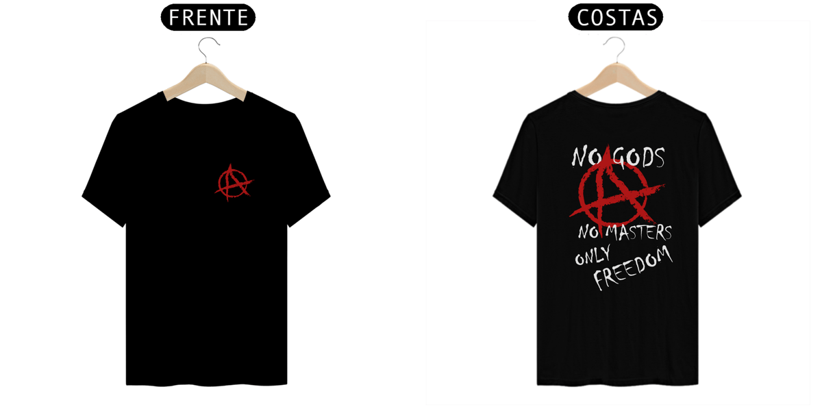 Nome do produto: Camiseta Anarquista