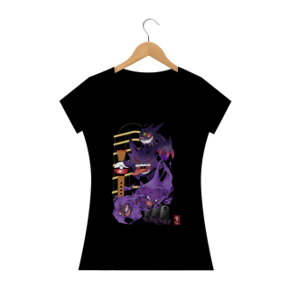 Camiseta Pokémons Fantasmas Feminina