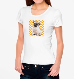 BABYLOOK PUG LARANJA