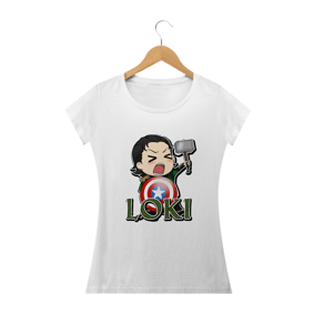 Nome do produto  Camiseta Feminina - Loki