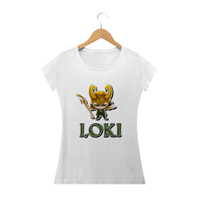 Nome do produto  Camiseta Feminina - Loki