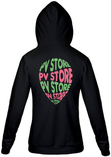 BLUSA ZIPER UNISSEX SOPA DE LETRA GREEN