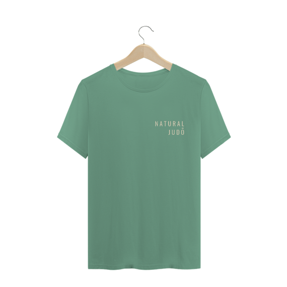 Camisa Natural Judo Tipografia -VERDE