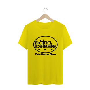 Nome do produtoCamiseta Pátria Celeste Vinte Anos no Corre (clara)