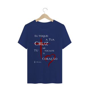 Nome do produtoCamiseta Toquei a Tua Cruz (escura)