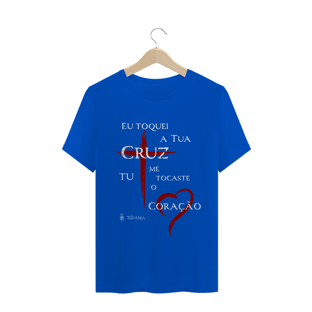 Nome do produtoCamiseta Toquei a Tua Cruz (escura)