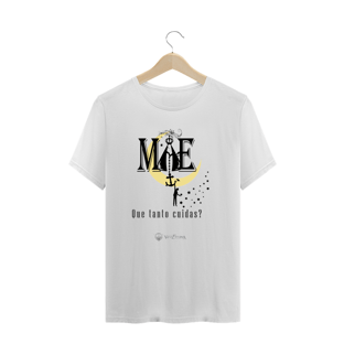 Nome do produtoCamiseta Plus Size Voz Eterna Que Tanto Cuidas? Clara