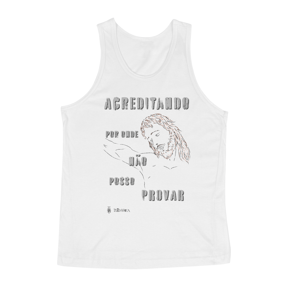 Nome do produto: Regata Acreditando (clara)